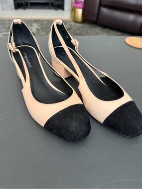 Jeffrey Campbell Tulloch Cap-Toe Pump - size 9.5